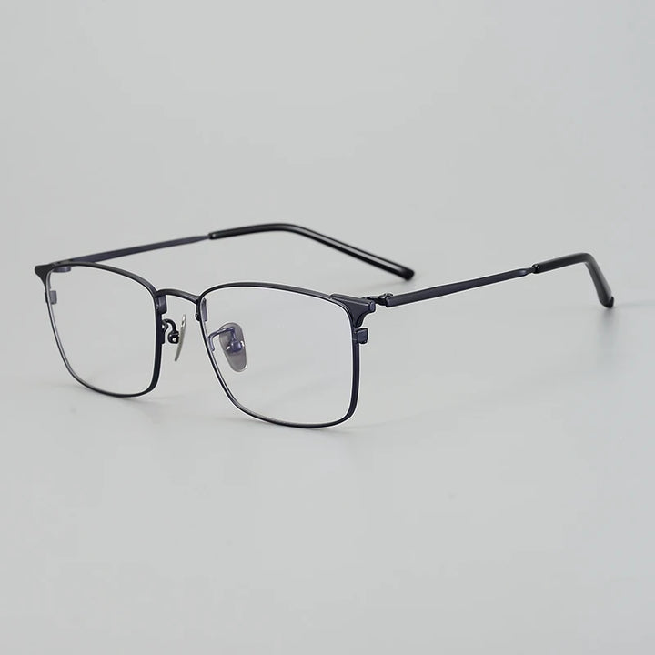 Aimee Unisex Full Rim Square Titanium Eyeglasses 942961 Full Rim Aimee Blue