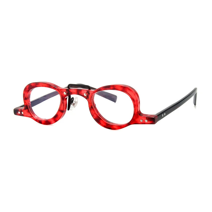 Gatenac Women's Full Rim Oval Double Bridge Acetate Eyeglasses G56064