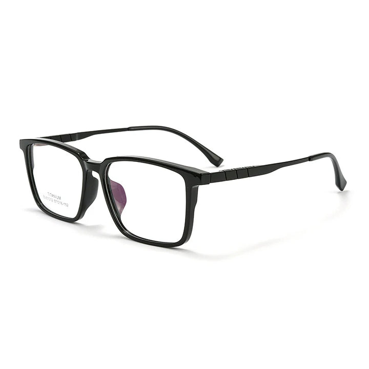 Xbora Unisex Full Rim Square TR 90 Titanium Eyeglasses 610127