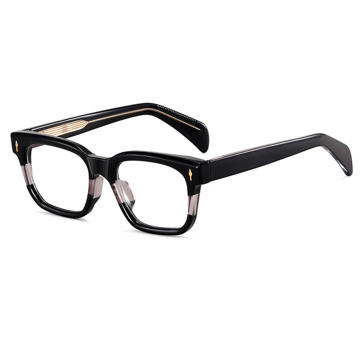 Xbora Unisex Full Rim Square Thick Tr 90 CP Eyeglasses  82194