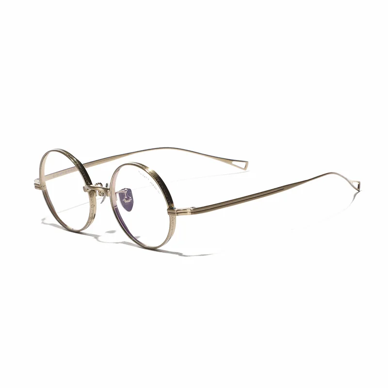 Ralferty Unisex Full Rim Round Titanium Eyeglasses 99274