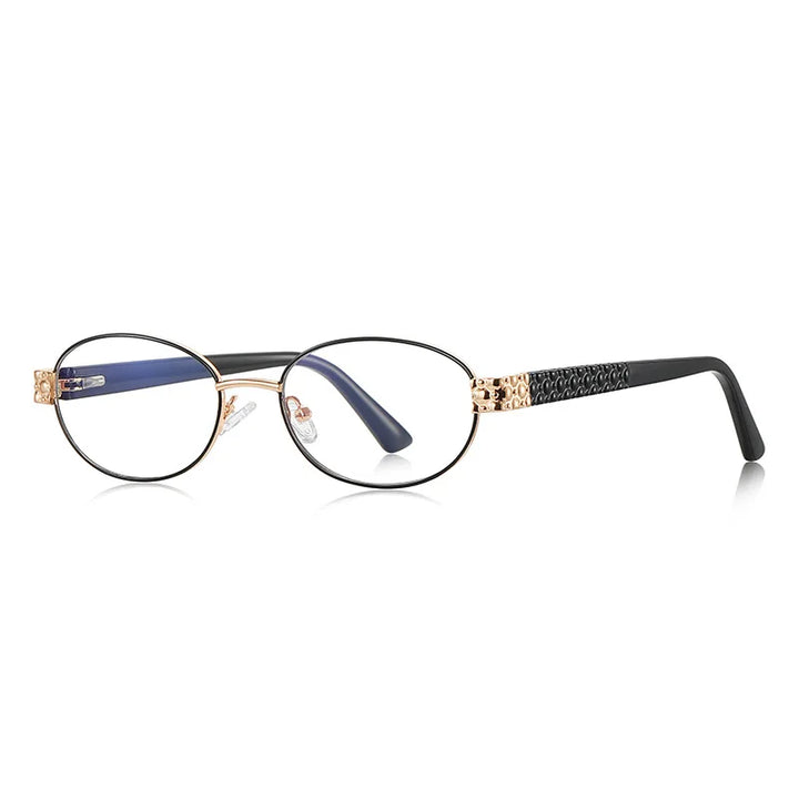 CCspace Women's Full Rim Oval Tr 90 Alloy Reading Glasses 802552