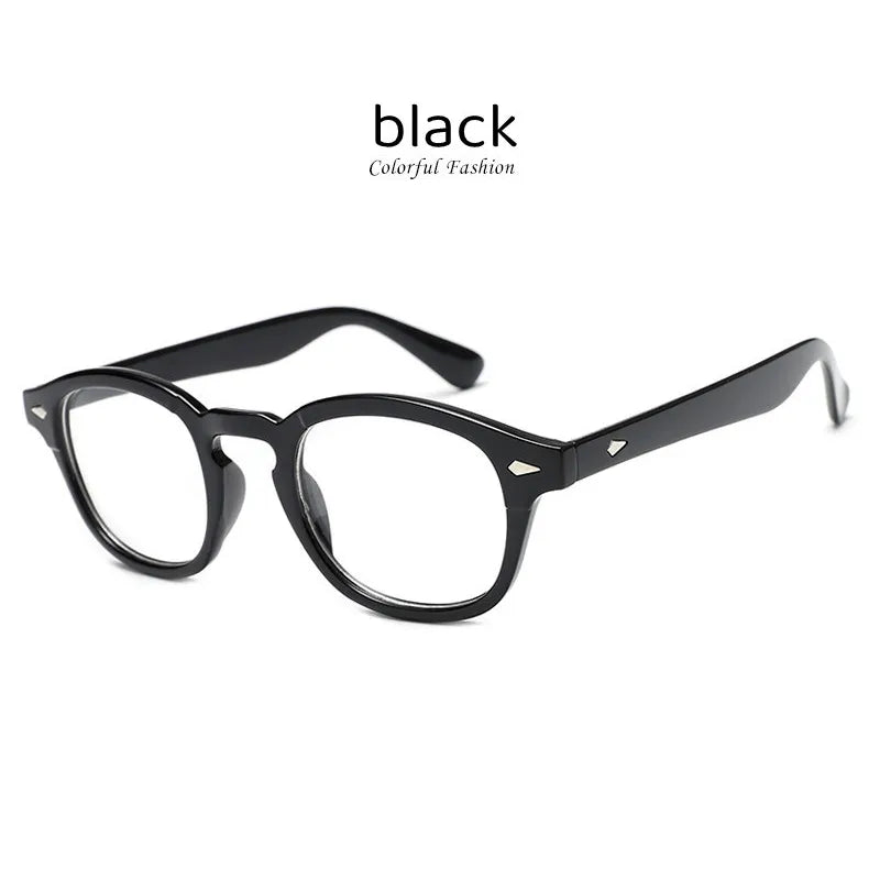 Kocolior Unisex Full Rim Oval Acetate Hyperopic Reading Glasses 3019 Reading Glasses Kocolior Black 0 