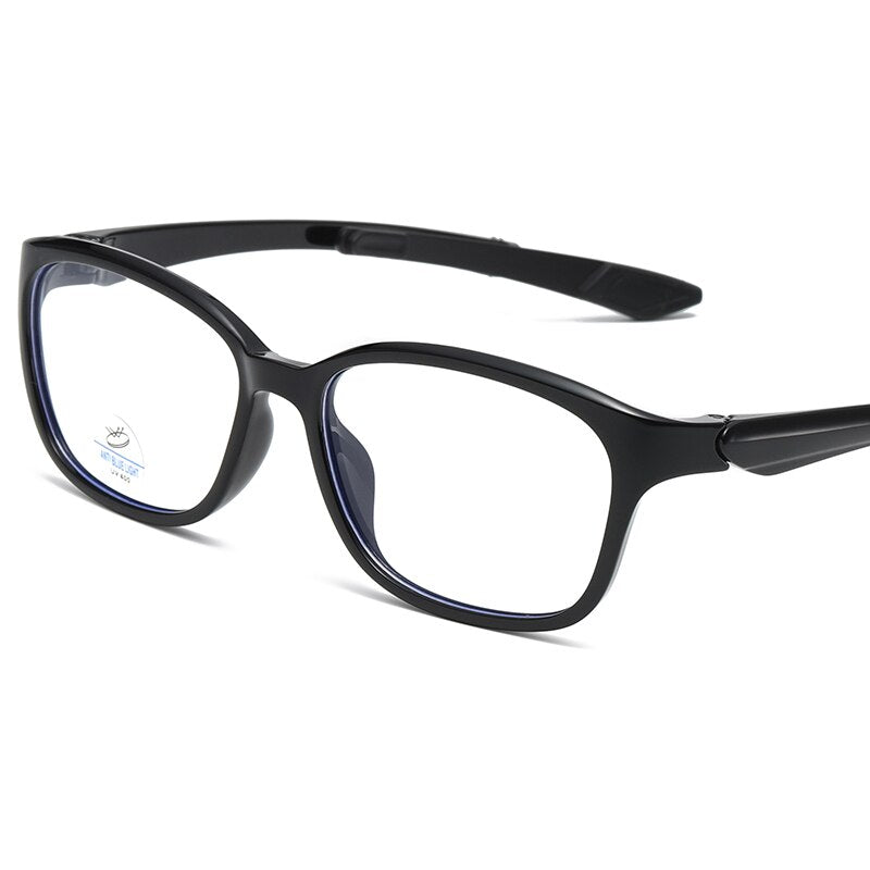 Reven Jate Men's Full Rim Square Polycarbonate Sport Eyeglasses 81299 Full Rim Reven Jate C1  