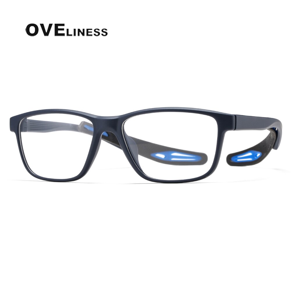 Oveliness Unisex Full Rim Square Tr 90 Ultem Sport Eyeglasses Ad58 Full Rim Oveliness c007  