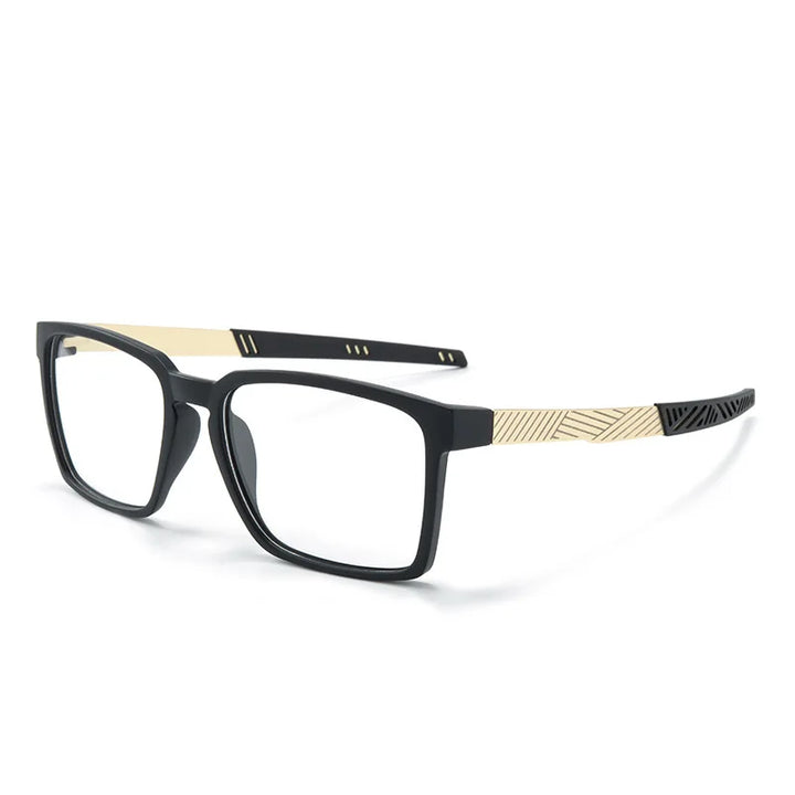 Yimaruili Women's Full Rim Square Tr 90 Alloy Sport Eyeglasses 48084