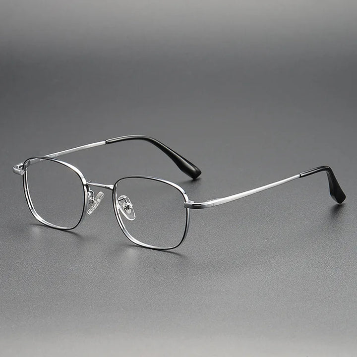 Yimaruili Women's Full Rim Polygon Square Titanium Eyeglasses 124210