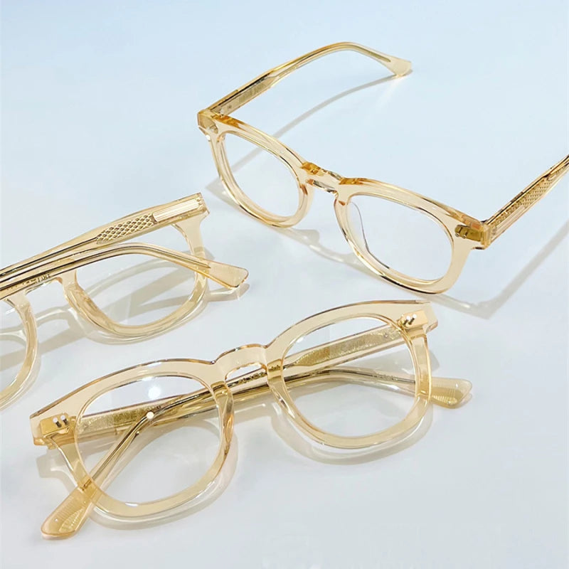 Black Mask Unisex Full Rim Oval Acetate Eyeglasses Bm031 Full Rim Black Mask