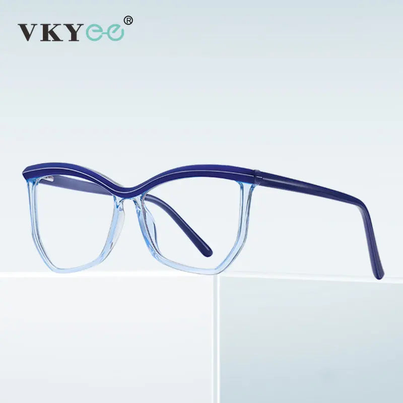 Vicky Unisex Full Rim Square Tr 90 Stainless Steel Reading Glasses 2161 Reading Glasses Vicky