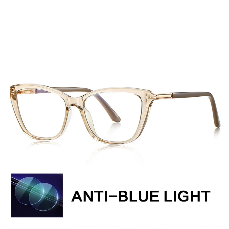 Gatenac Women's Full Rim Square Tr 90 Titanium Reading Glasses Gxy2233