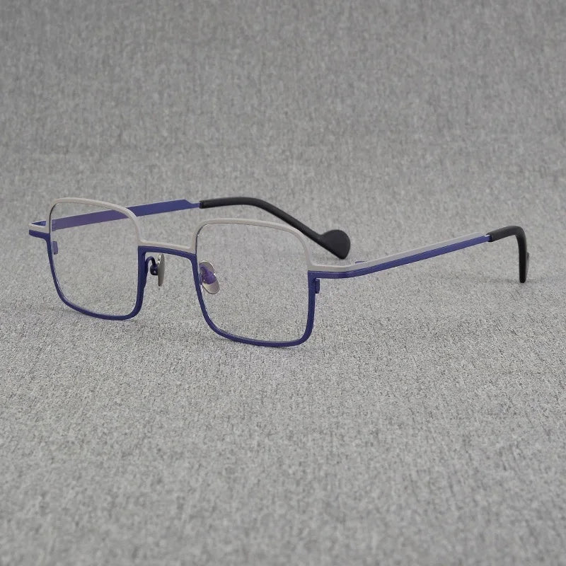 Nobler Unisex Full Rim Square Titanium Eyeglasses 185746 Full Rim Nobler C5