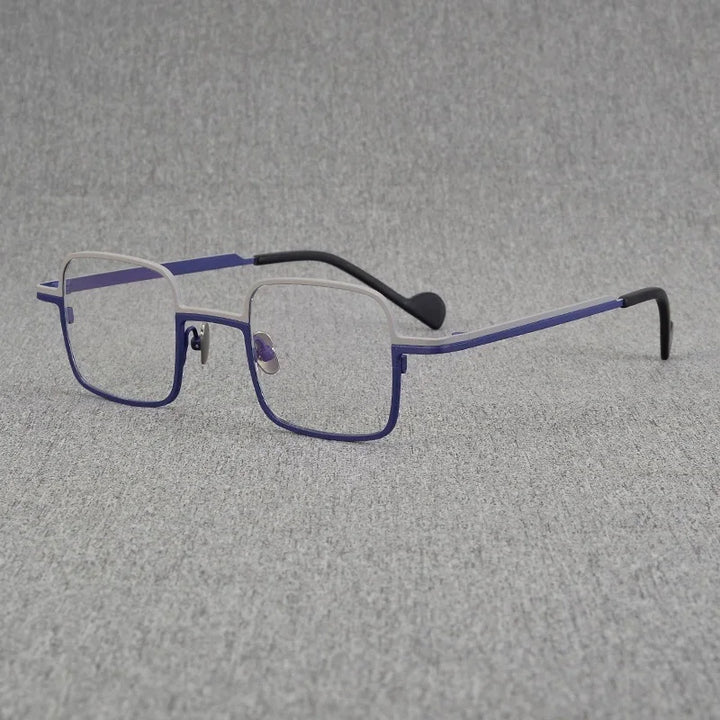 Nobler Unisex Full Rim Square Titanium Eyeglasses 185746 Full Rim Nobler C5