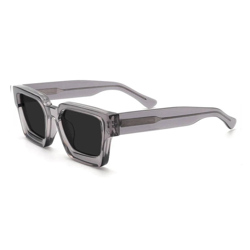 Gatenac Unisex Full Rim Square Polarized Acetate Sunglasses Mo19 Sunglasses Gatenac