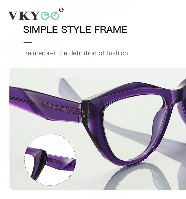 Vicky Unisex Full Rim Tr 90 Titanium Butterfly Reading Glasses 2166 Reading Glasses Vicky