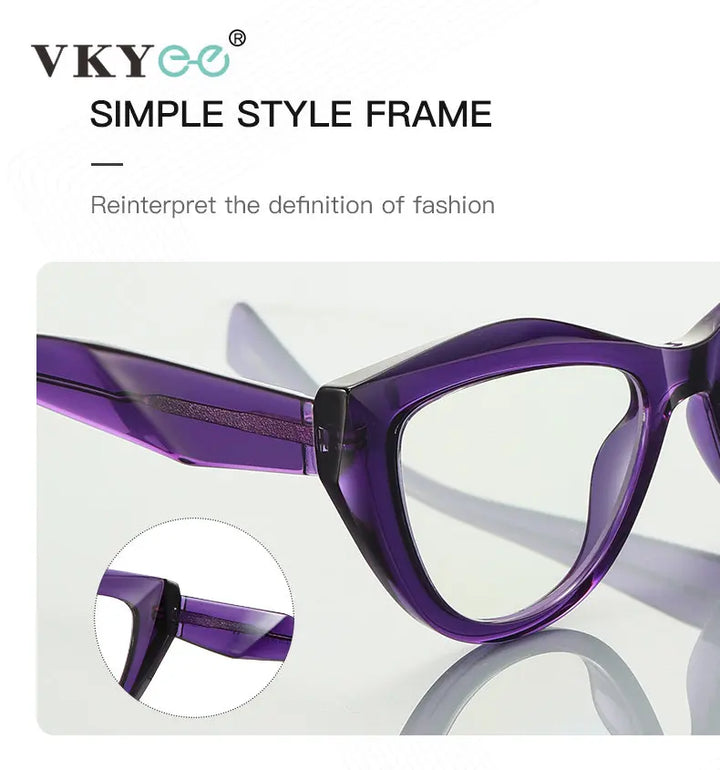 Vicky Unisex Full Rim Tr 90 Titanium Butterfly Reading Glasses 2166 Reading Glasses Vicky