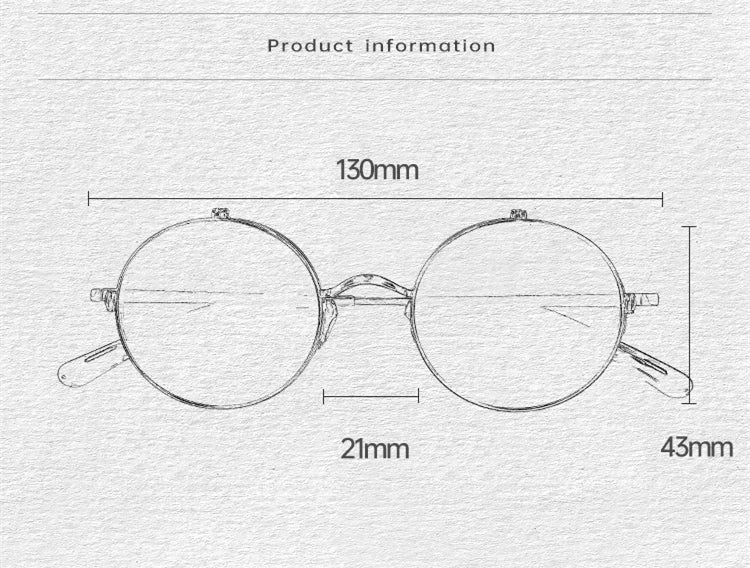 Black Mask Unisex Semi Rim Round Titanium Flip Up Polarized Sunglasses Eyeglasses K54 Semi Rim Black Mask