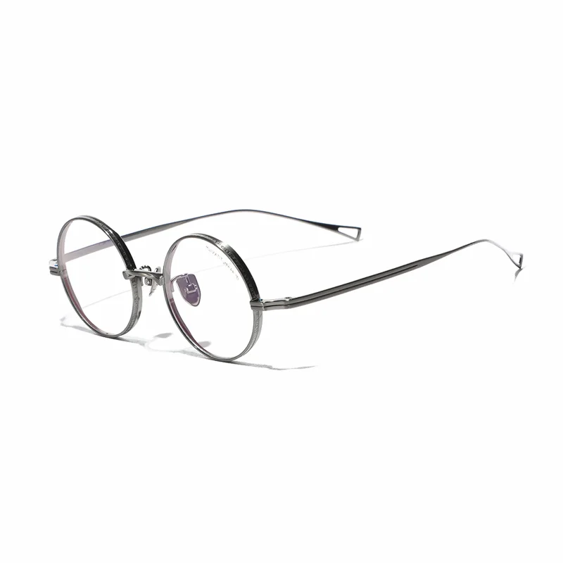 Ralferty Unisex Full Rim Round Titanium Eyeglasses 99274