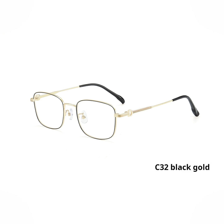 Momoja Unisex Full Rim Square Alloy Eyeglasses 758232