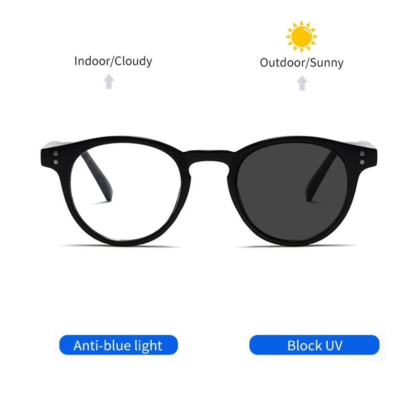 Kocolior Unisex Full Rim Round Acetate Hyperopic Reading Glasses 3313 Reading Glasses Kocolior