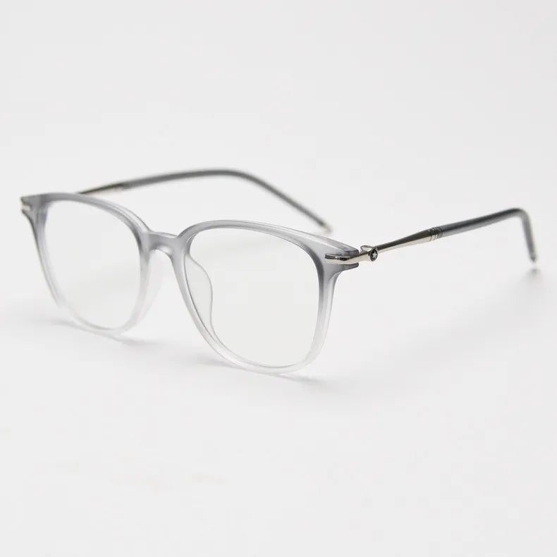 CCspace Unisex Full Rim Square Tr 90 Titanium Eyeglasses 56968 Full Rim CCspace C9SandGrey
