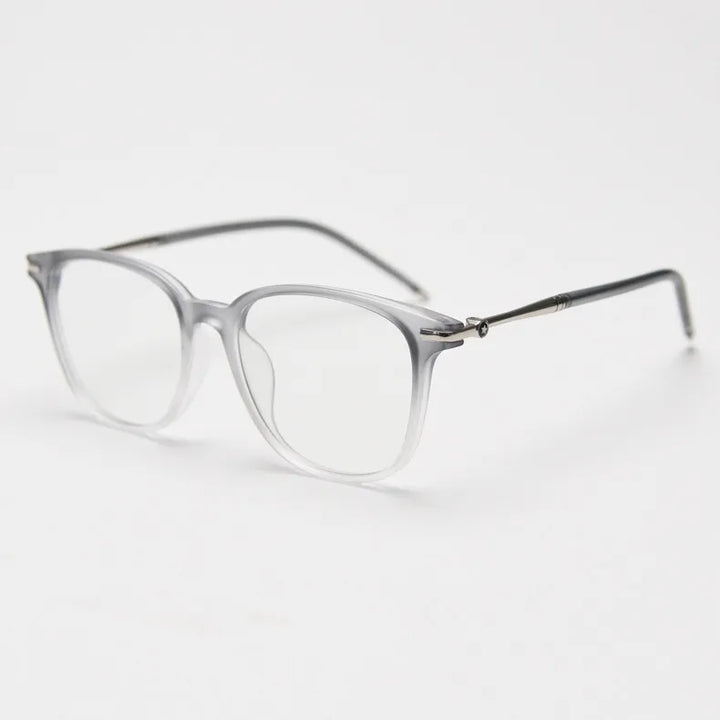 CCspace Unisex Full Rim Square Tr 90 Titanium Eyeglasses 56968 Full Rim CCspace C9SandGrey