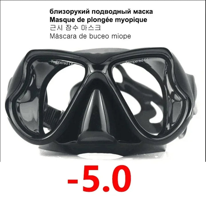 Aleefa Unisex Goggle Plastic Resin Lens Pc Silicone Swim Mask 64202