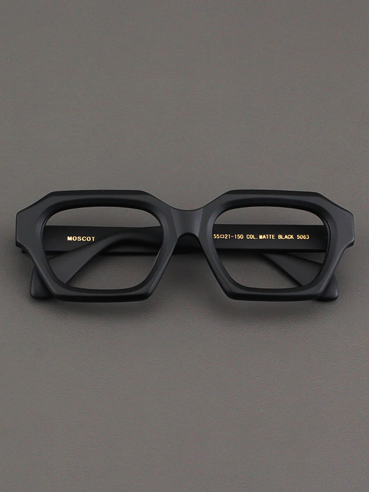 Nobler Unisex Full Rim Big Square Thick Acetate Eyeglasses 55063