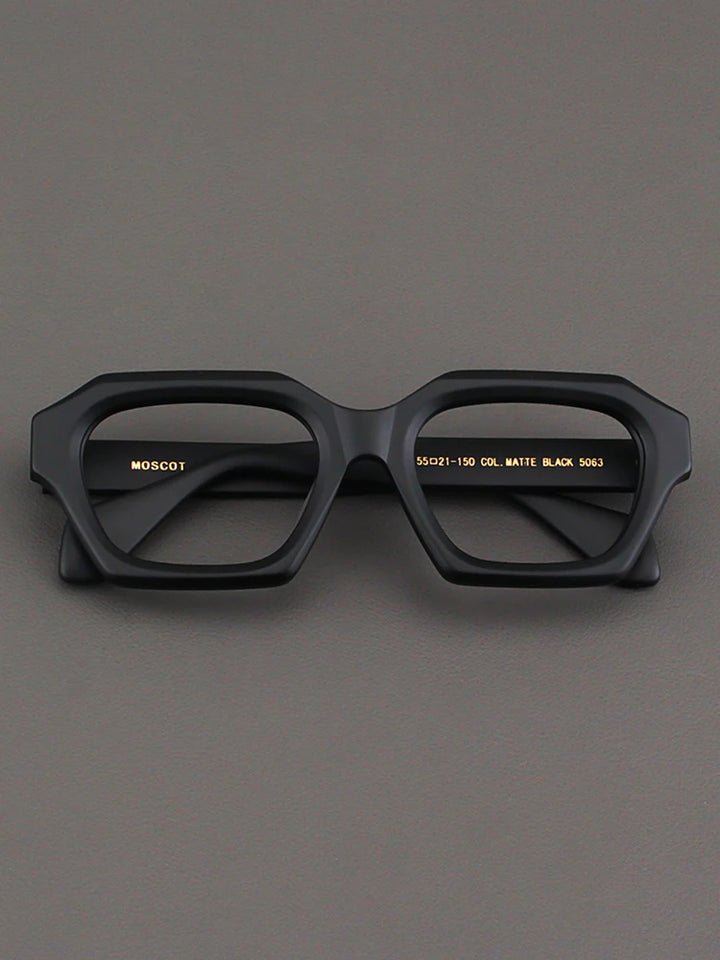 Nobler Unisex Full Rim Big Square Thick Acetate Eyeglasses 55063