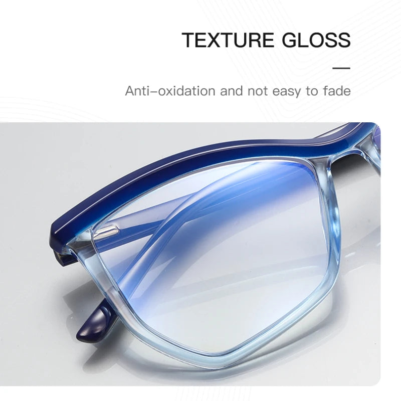 Vicky Unisex Full Rim Square Tr 90 Stainless Steel Reading Glasses 2161 Reading Glasses Vicky