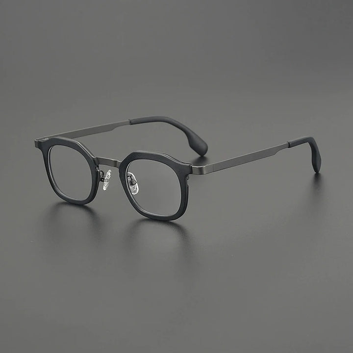 Gatenac Women's Full Rim Square Acetate Titanium Eyeglasses G85893
