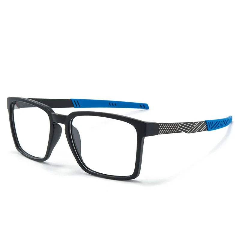 Yimaruili Women's Full Rim Square Tr 90 Alloy Sport Eyeglasses 48084