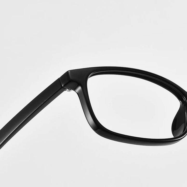Bclear Unisex Small Full Rim Rectangle Plastic Eyeglasses 1058 Full Rim Bclear   