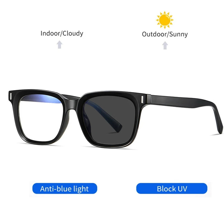 Kocolior Unisex Full Rim Square Acetate Hyperopic Reading Glasses 2091 Reading Glasses Kocolior