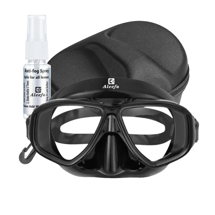 Aleefa Unisex Goggle Pc Tempered Glass Hyperopic Swim Mask 32027