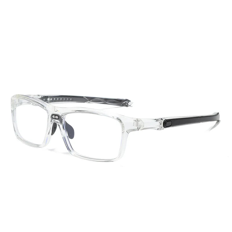 Zirosat Women's Full Rim Square Ultem Sport Eyeglasses 81282 Full Rim Zirosat C5