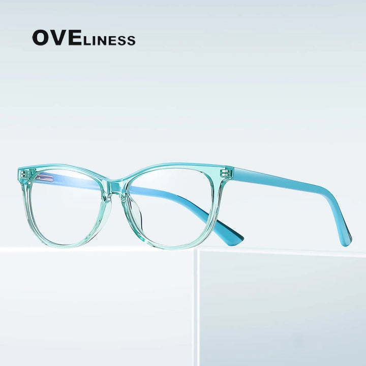 Oveliness Youth Unisex Full Rim Square Tr 90 Titanium Eyeglasses 20207 Full Rim Oveliness
