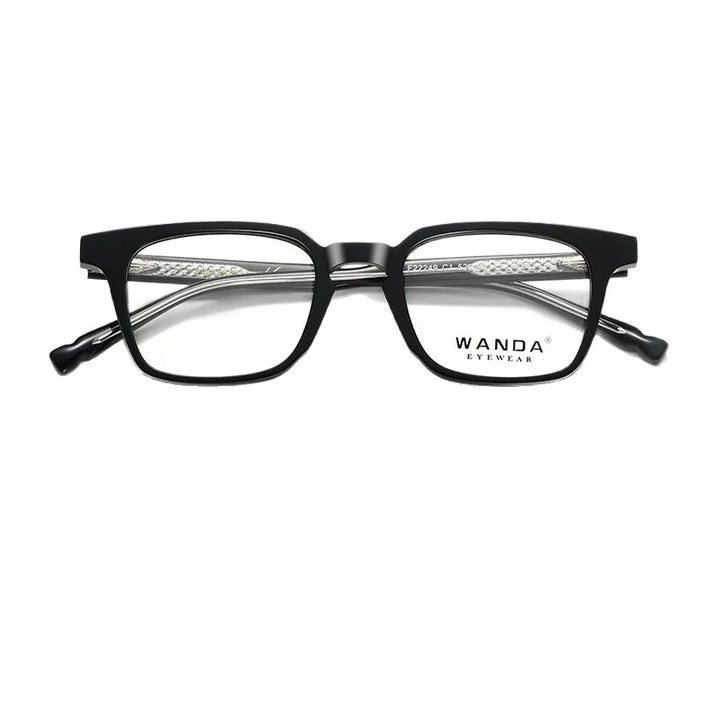 Reven Jate Women's Full Rim Oval Square Tr 90 Alloy Eyeglasses 22249