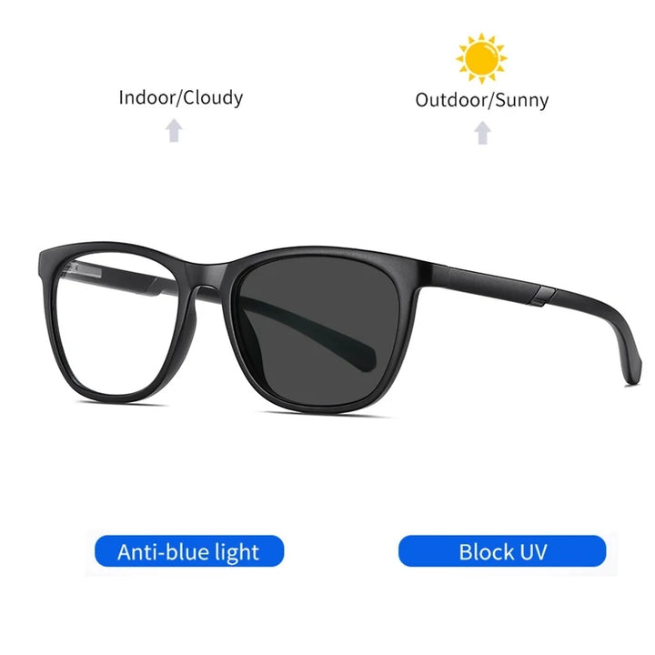 Kocolior Unisex Full Rim Square Tr 90 Hyperopic Reading Glasses 2310 Reading Glasses Kocolior