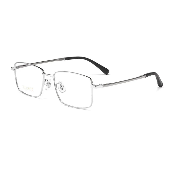 Hotochki Unisex Full Rim Square Titanium Eyeglasses N80012n Full Rim Hotochki