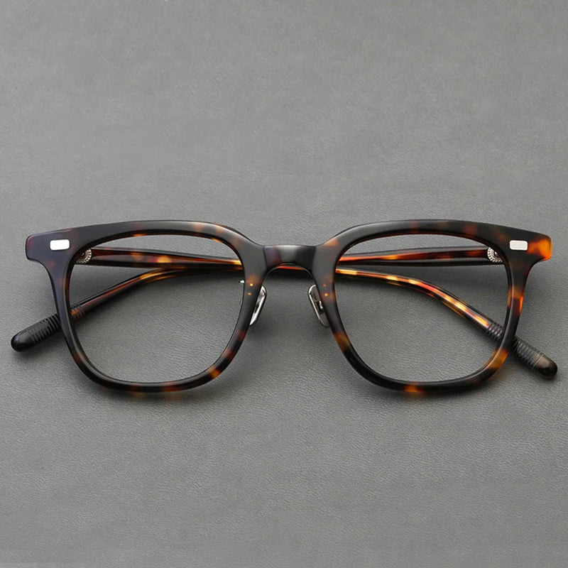 Black Mask Women's Full Rim Square Acetate Eyeglasses Bm319 Full Rim Black Mask