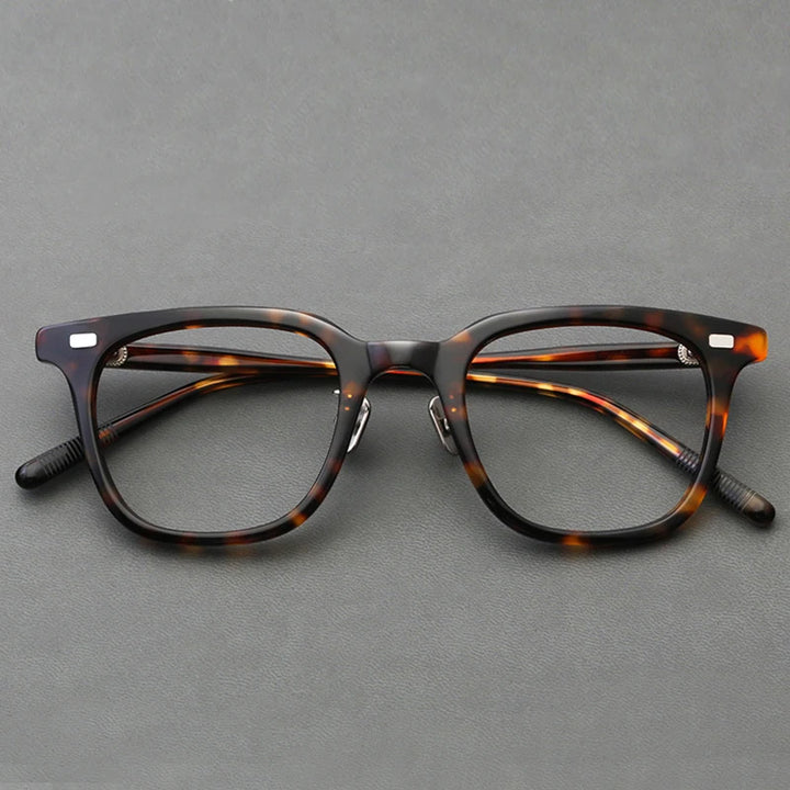 Black Mask Women's Full Rim Square Acetate Eyeglasses Bm319 Full Rim Black Mask