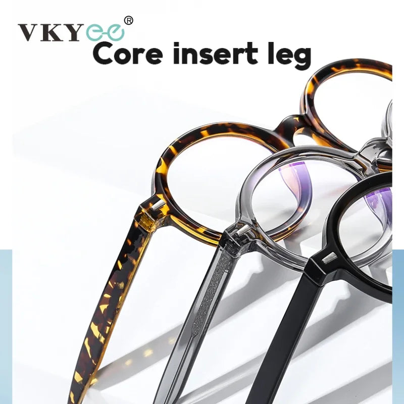 Vicky Unisex Full Rim Small Round Tr 90 Titanium Reading Glasses 2092 Reading Glasses Vicky