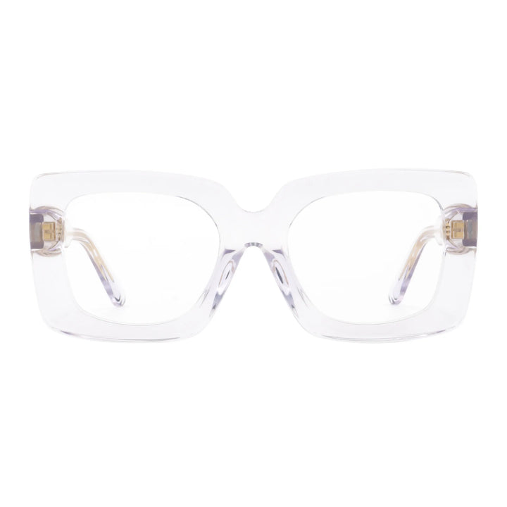 Hewei Unisex Full Rim Square Thick Acetate Eyeglasses 295140