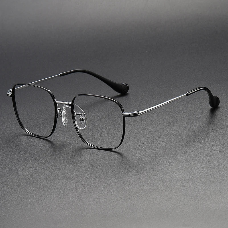 Muzz Unisex Youth's Full Rim Square Titanium Eyeglasses 80953