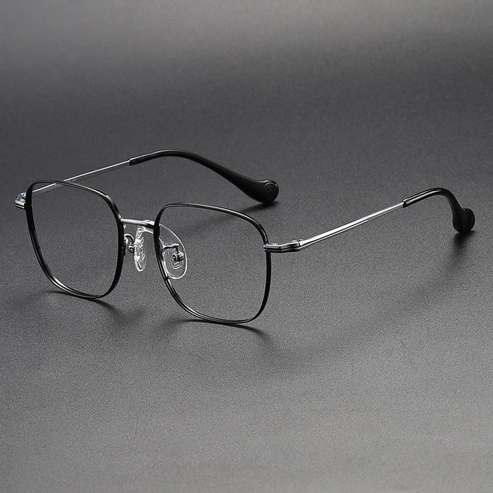 Muzz Unisex Youth's Full Rim Square Titanium Eyeglasses 80953