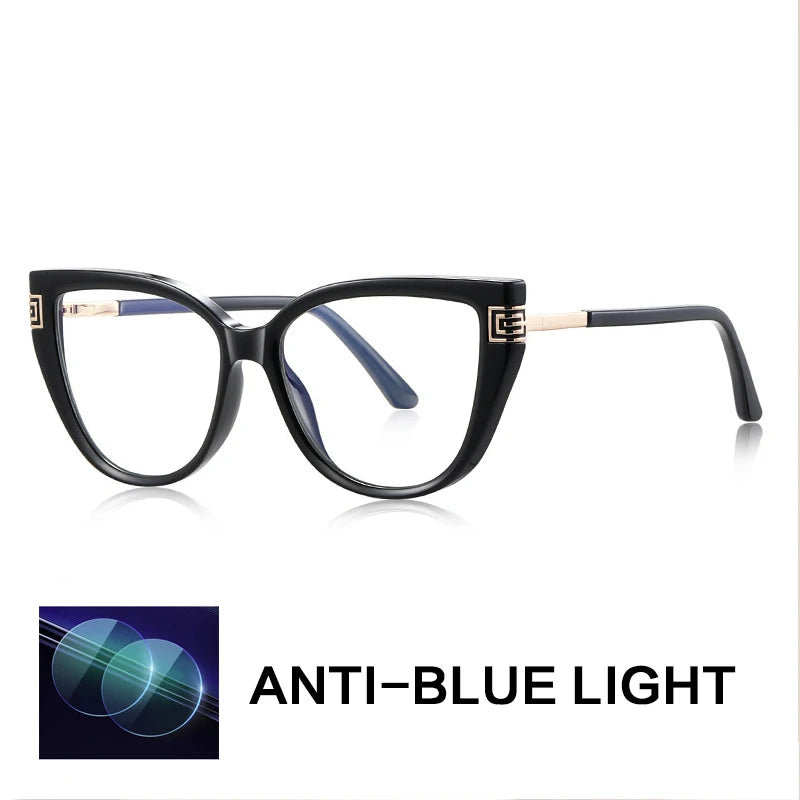 Gatenac Women's Full Rim Cat Eye Tr 90 Titanium Reading Glasses Gx2259