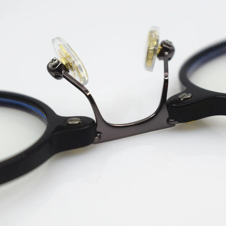 Cubojue Unisex Full Rim Round Acetate Reading Glasses 6449 Reading Glasses Cubojue