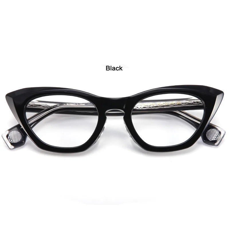 Muzz Women's Full Rim Cat Eye Acetate Eyeglasses 73rx Full Rim Muzz C1