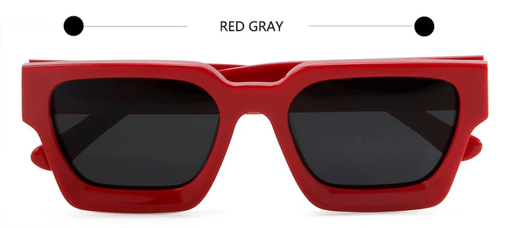 Esnbie Unisex Full Rim Polygon Thick Acetate Sunglasses Or Eyeglasses 14391