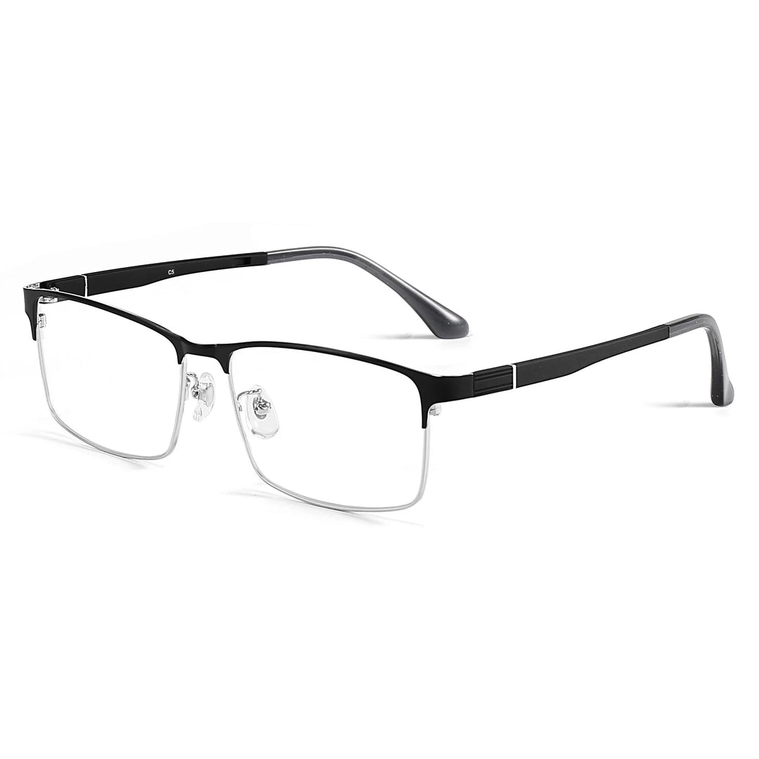 Xbora Unisex Full Rim Square Alloy Eyeglasses 34257